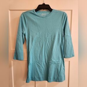 Denim and Co. Essentials crew neck tunic. Size XX small.  Nwot